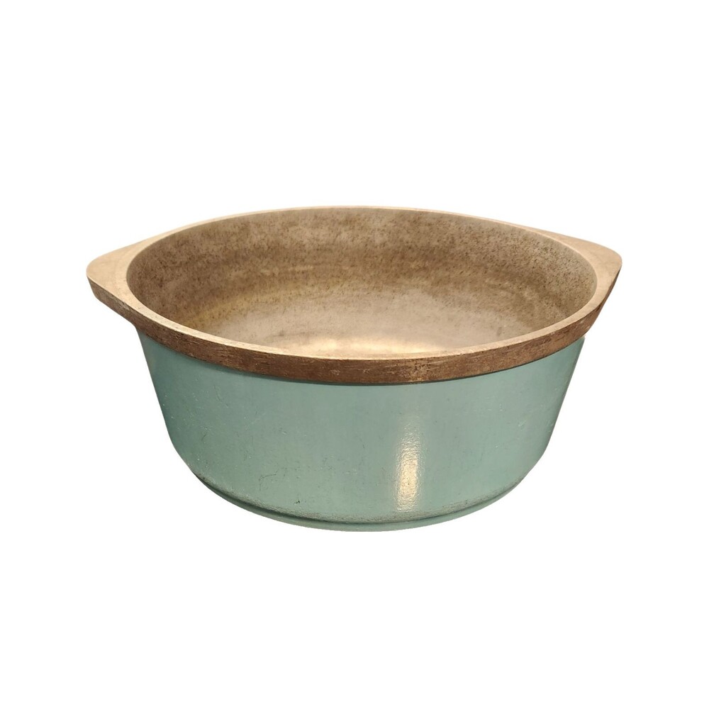 Vintage Club 10" Dutch Oven Stockpot 4qt. Cast Aluminum Turquoise Blue - NO LID